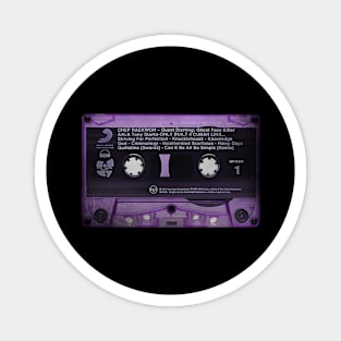 Purple tape, retro, vintage, 90s hip hop Magnet